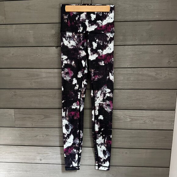Lululemon Wunder Under Pant Legging Size 4 High Rise Kara Blossom - Picture 3 of 9